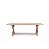TEAK RECYCLED DINING TABLE 250 - DINING TABLES